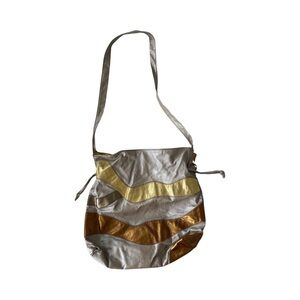 VINTAGE Letisse leather drawstring bag